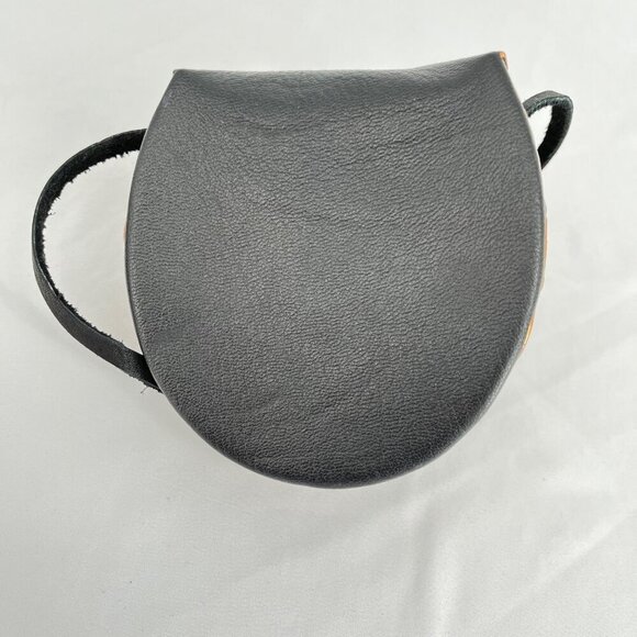 Handmade Coconut Purse With Dolphin & Palm Tree Design By Pele Jamaica - Picture 4 of 6